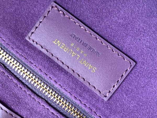 YSL Le 5 a 7 Hobo Bag Purple - Image 3