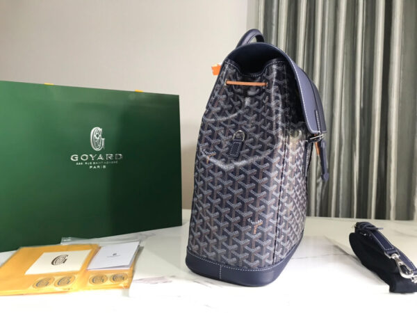 Goyard Alpin Blue Backpack - Image 4