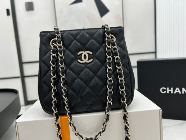 Chanel Classic Tote Bag Black - Image 2