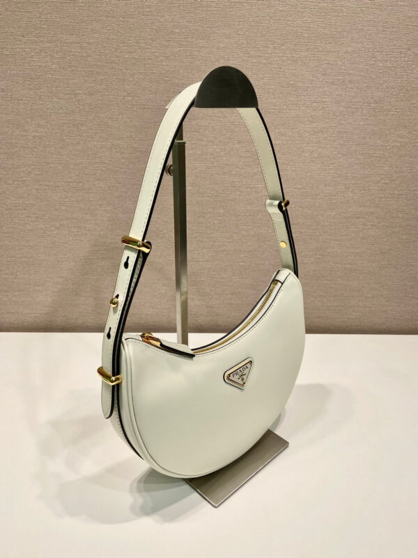 Prada Zip Leather Shoulder Bag - Image 2
