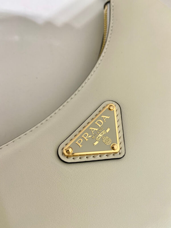 Prada Zip Leather Shoulder Bag - Image 3