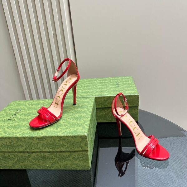 Gucci Women Metallic Heel - Image 2