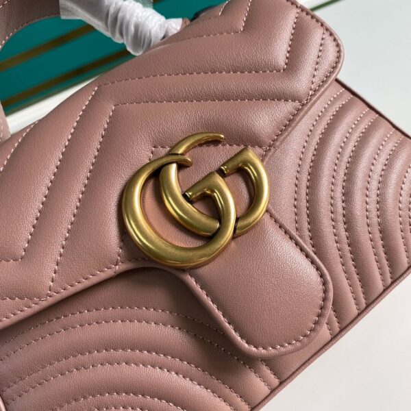 Gucci Marmont Mini Top Handle Bag - Image 2