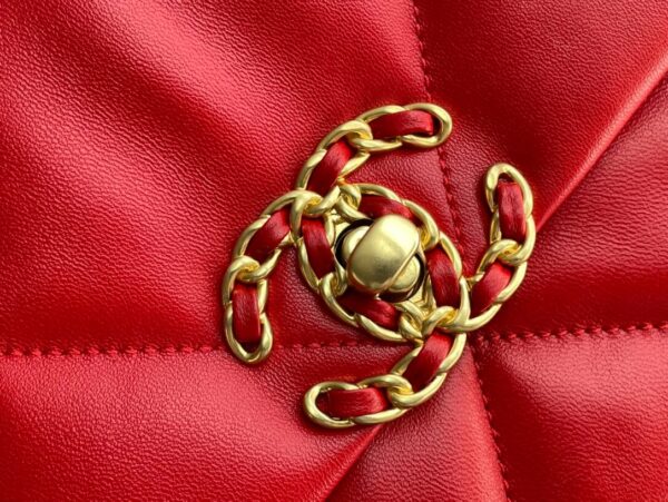 Chanel 19 Bag Red - Image 8