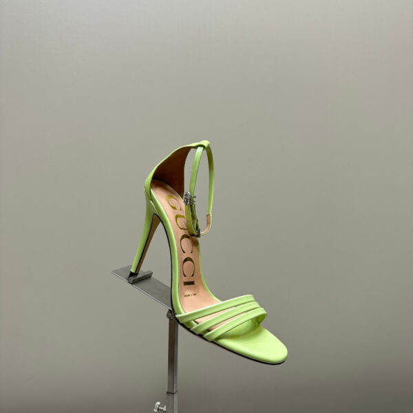 Gucci Women Metallic Heel - Image 2