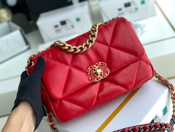 Chanel 19 Bag Red - Image 2