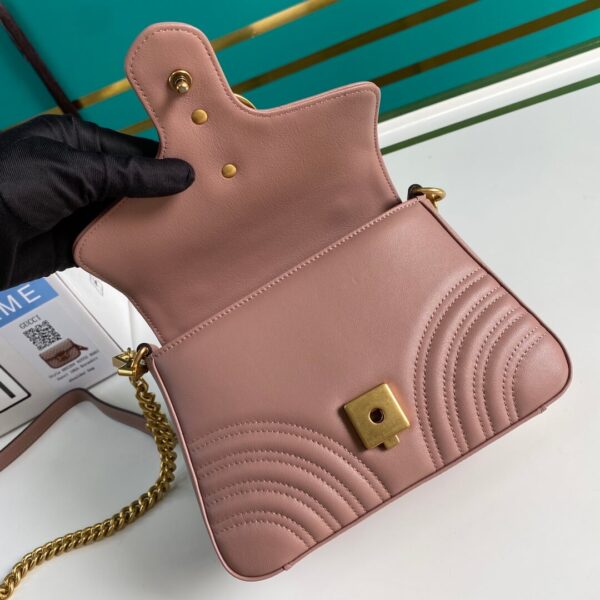 Gucci Marmont Mini Top Handle Bag - Image 3