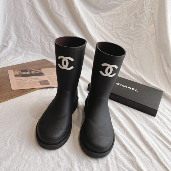 Chanel Rain Boots