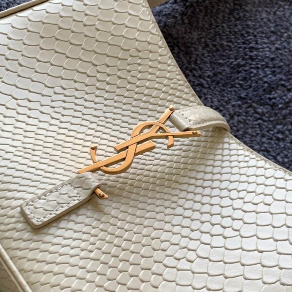 YSL Le 5 a 7 Hobo Bag White - Image 6