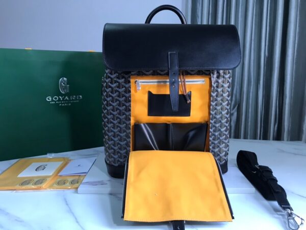 Goyard Alpin Black Backpack - Image 6