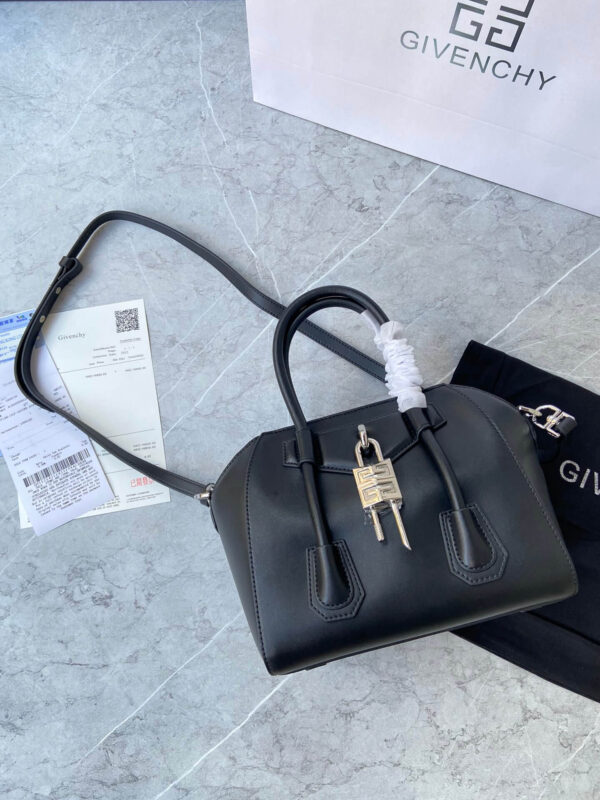 Givenchy Antigona Lock Black Bag - Image 7