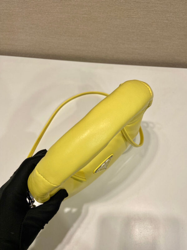 Prada Small Padded Yellow Bag - Image 8