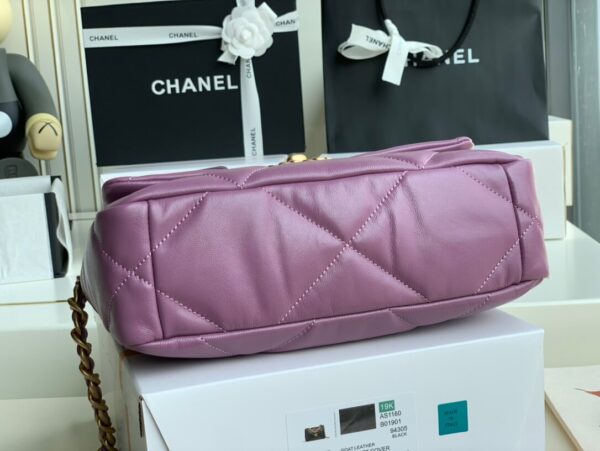 Chanel 19 Bag Purple - Image 2