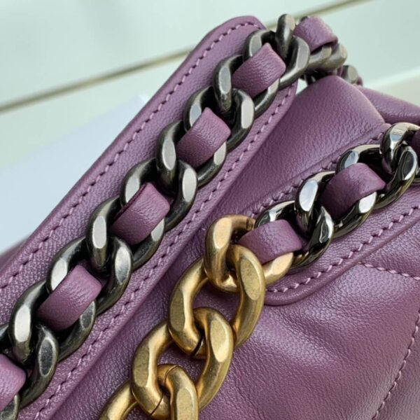 Chanel 19 Bag Purple - Image 3