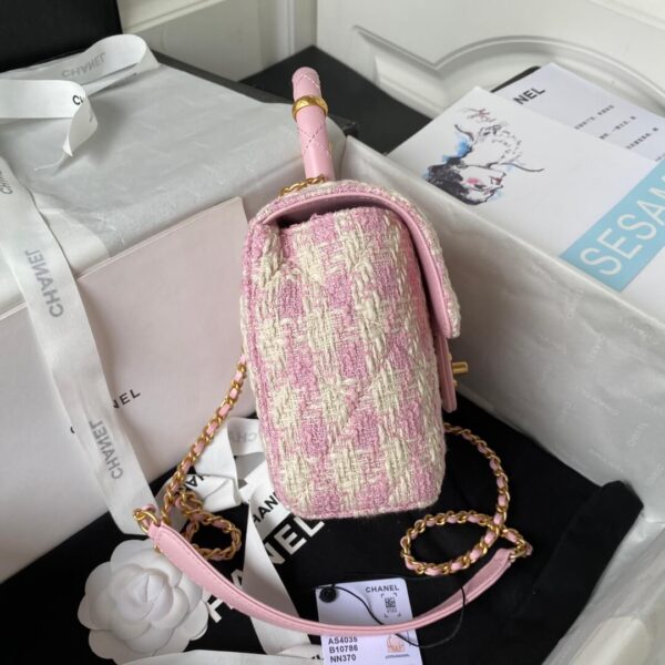 Chanel Matelasse 2 Way Top Handle Chain Shoulder Tote Bag - Image 2