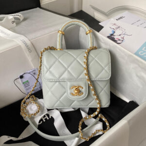 Chanel Matelasse 2 Way Top Handle Chain Shoulder Tote Bag