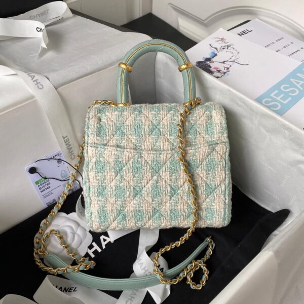 Chanel Matelasse 2 Way Top Handle Chain Shoulder Tote Bag - Image 2