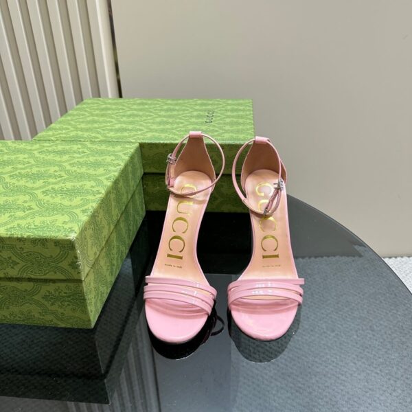 Gucci Women Metallic Heel - Image 6