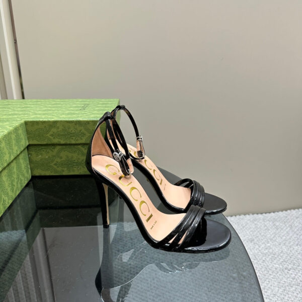 Gucci Women Metallic Heel - Image 5