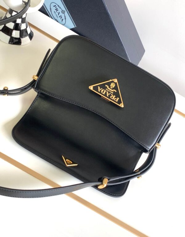 Prada Embleme Saffiano Shoulder Bag - Image 8