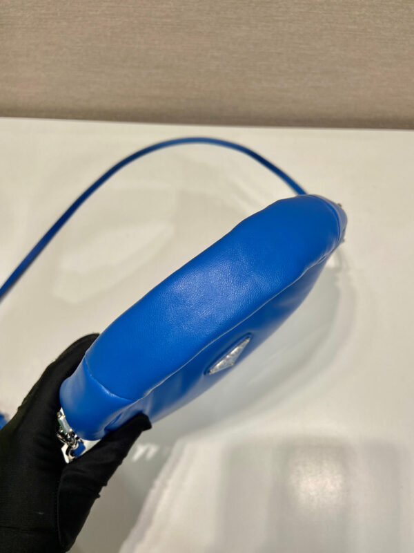 Prada Small Padded Blue Bag - Image 4
