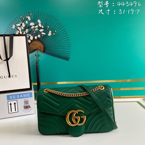 Gucci Marmont Matelasse Flap Bag - Image 5