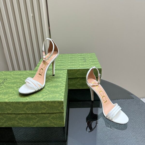 Gucci Women Metallic Heel - Image 3