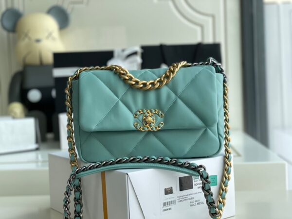 Chanel 19 Bag Tiffany Blue