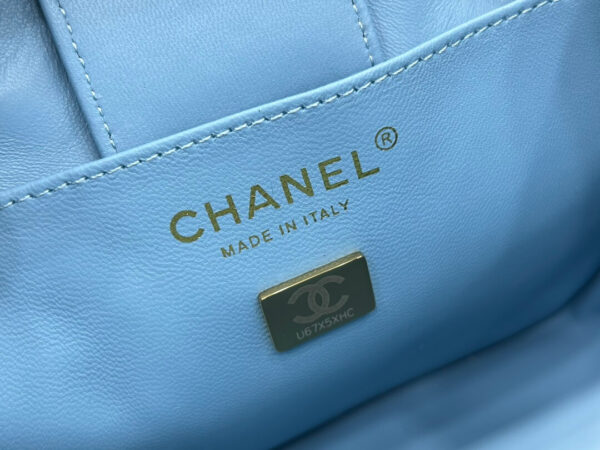 Chanel Classic Tote Bag Sky Blue - Image 2