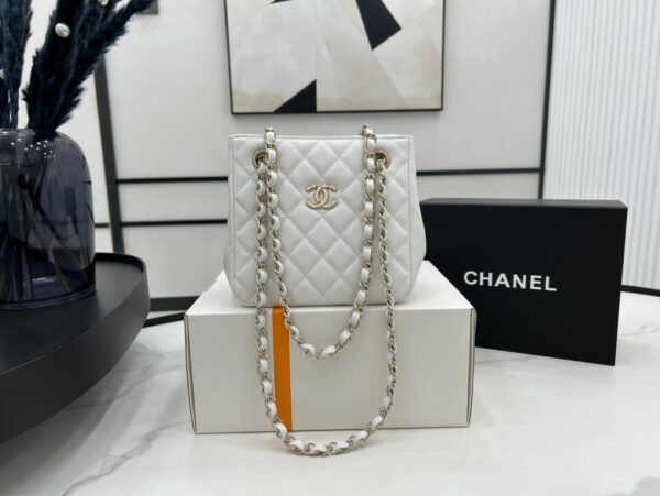 Chanel Classic Tote Bag White