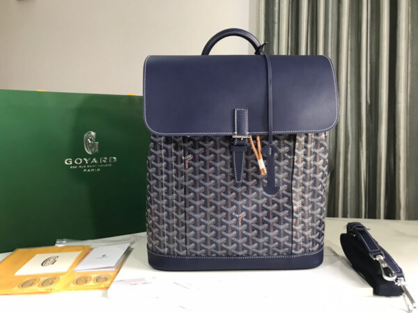 Goyard Alpin Blue Backpack
