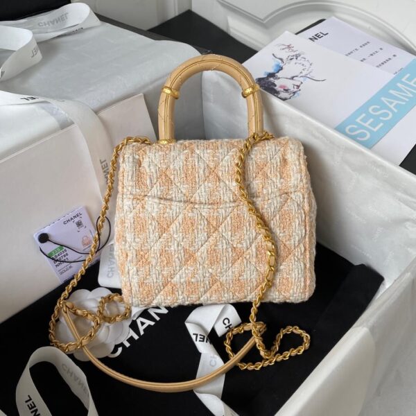 Chanel Matelasse 2 Way Top Handle Chain Shoulder Tote Bag - Image 7