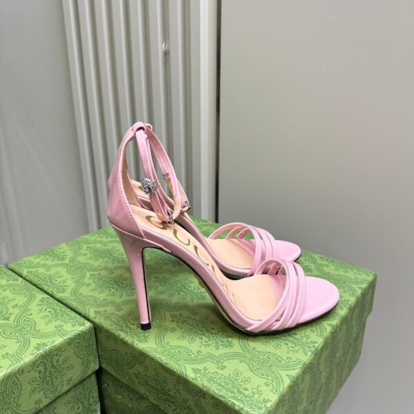 Gucci Women Metallic Heel - Image 4