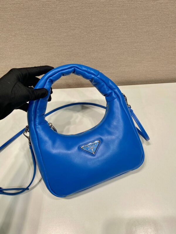 Prada Small Padded Blue Bag - Image 2