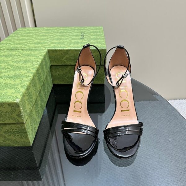 Gucci Women Metallic Heel - Image 2