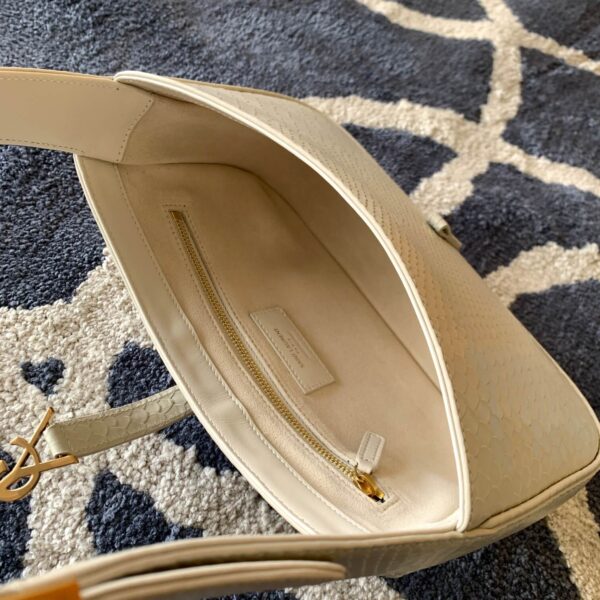 YSL Le 5 a 7 Hobo Bag White - Image 7