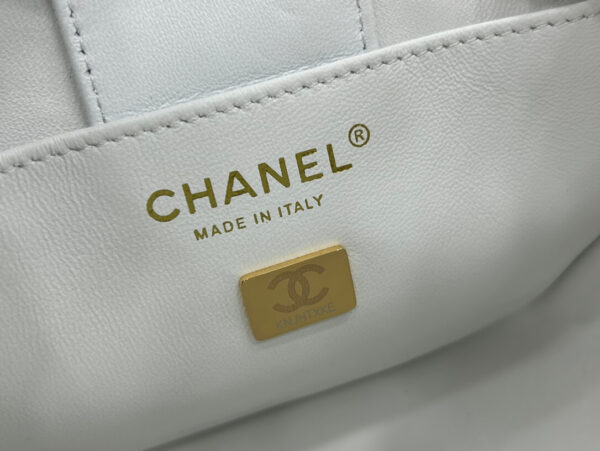 Chanel Classic Tote Bag White - Image 6
