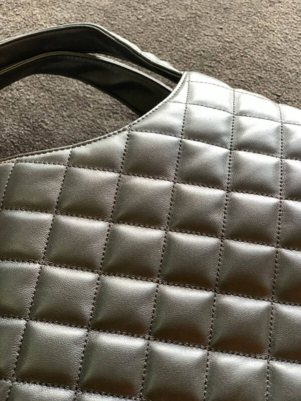 YSL Icare Maxi Shopping Bag Black - Image 4