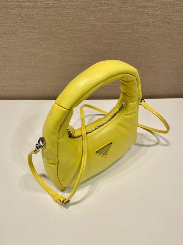 Prada Small Padded Yellow Bag - Image 6