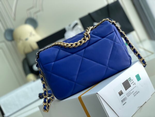 Chanel 19 Bag Blue - Image 4