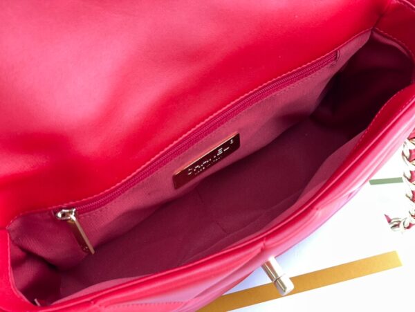 Chanel 19 Bag Red - Image 5