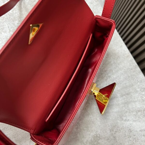 Prada Embleme Saffiano Shoulder Bag in Patent Leather - Image 3