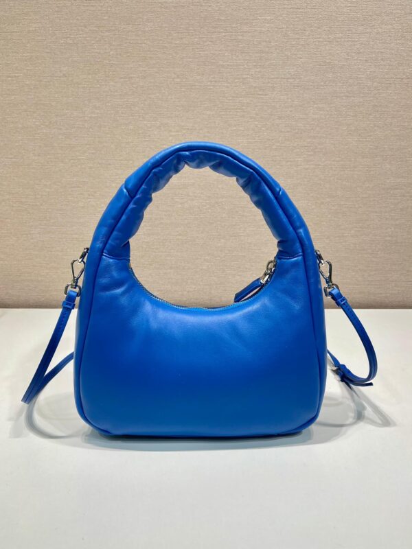Prada Small Padded Blue Bag - Image 3