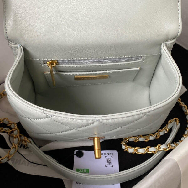 Chanel Matelasse 2 Way Top Handle Chain Shoulder Tote Bag - Image 3