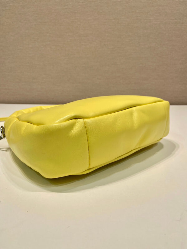 Prada Small Padded Yellow Bag - Image 7