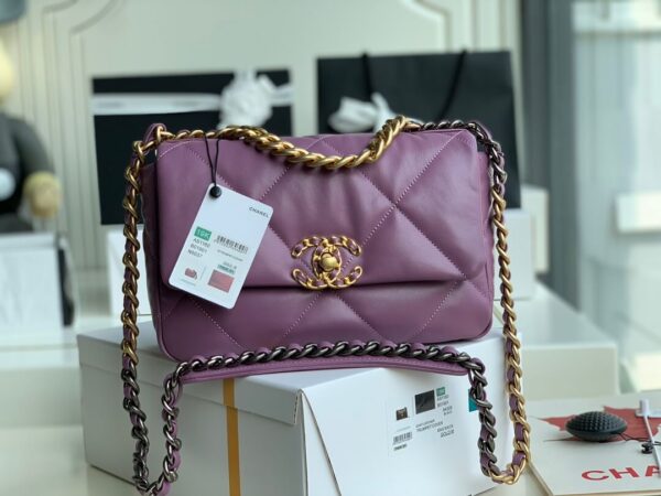 Chanel 19 Bag Purple