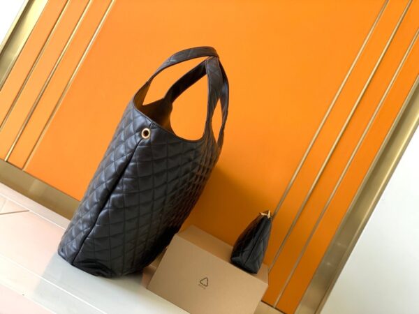 YSL Icare Maxi Shopping Bag Black - Image 6