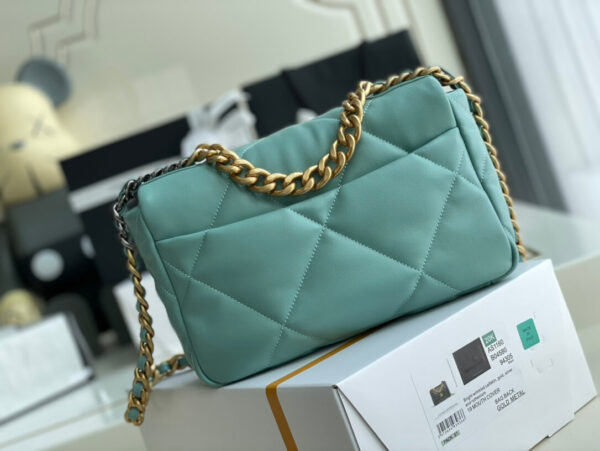 Chanel 19 Bag Tiffany Blue - Image 3