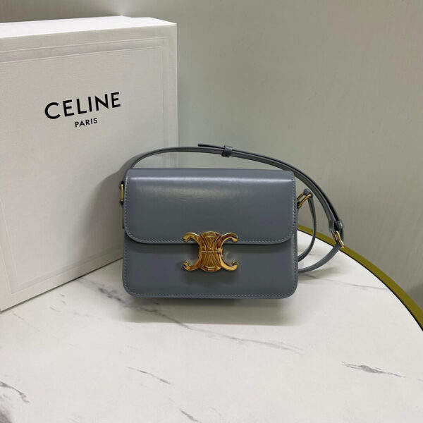 Celine Teen Leather Triomphe Bag