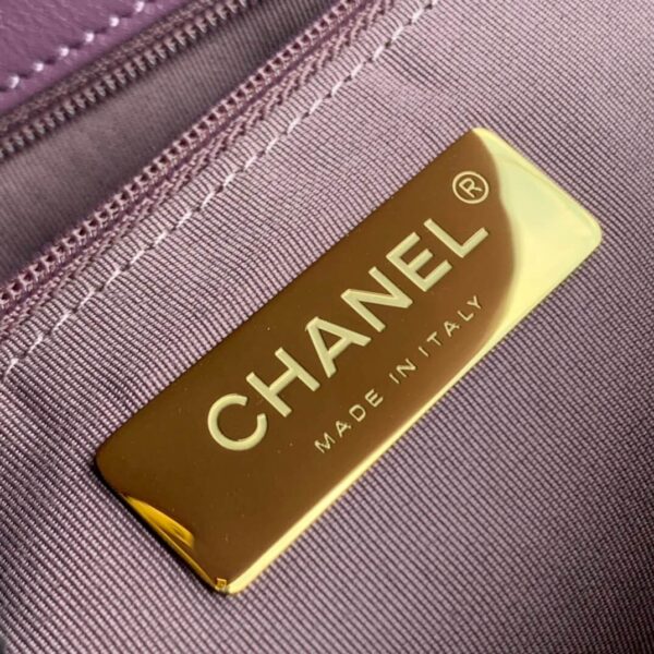 Chanel 19 Bag Purple - Image 5